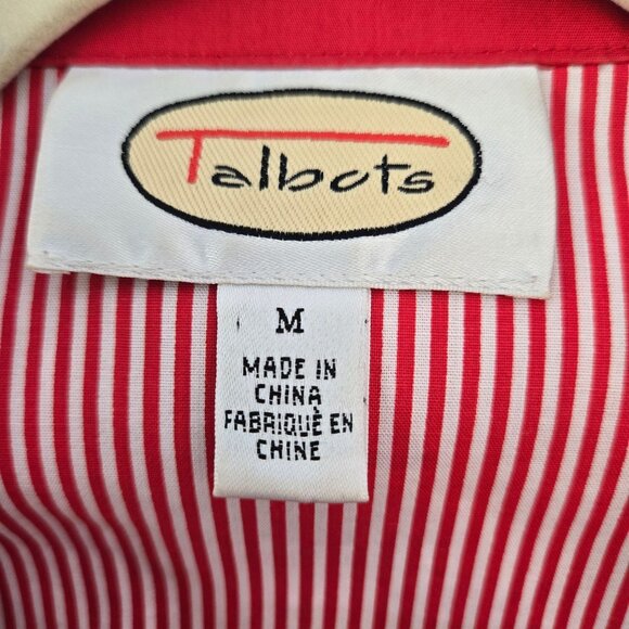 Talbots Toggle Closure Cotton Jacket Size Medium - Picture 3 of 6